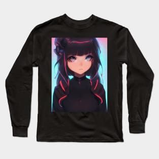 Kawaii Delights: Embrace the Unique Style and Pastel Colors of the Cute Anime Girl Otaku Long Sleeve T-Shirt